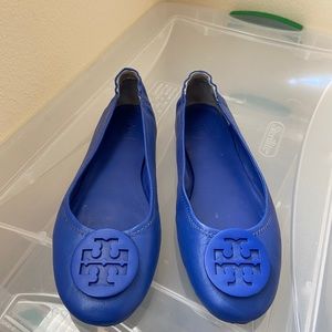 Blue Tory Burch flats